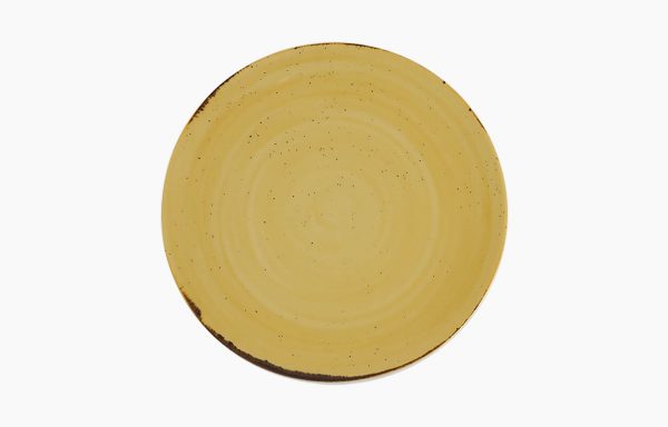PRATO COUPE Ø16CM RUSTICO AMARELO IN
